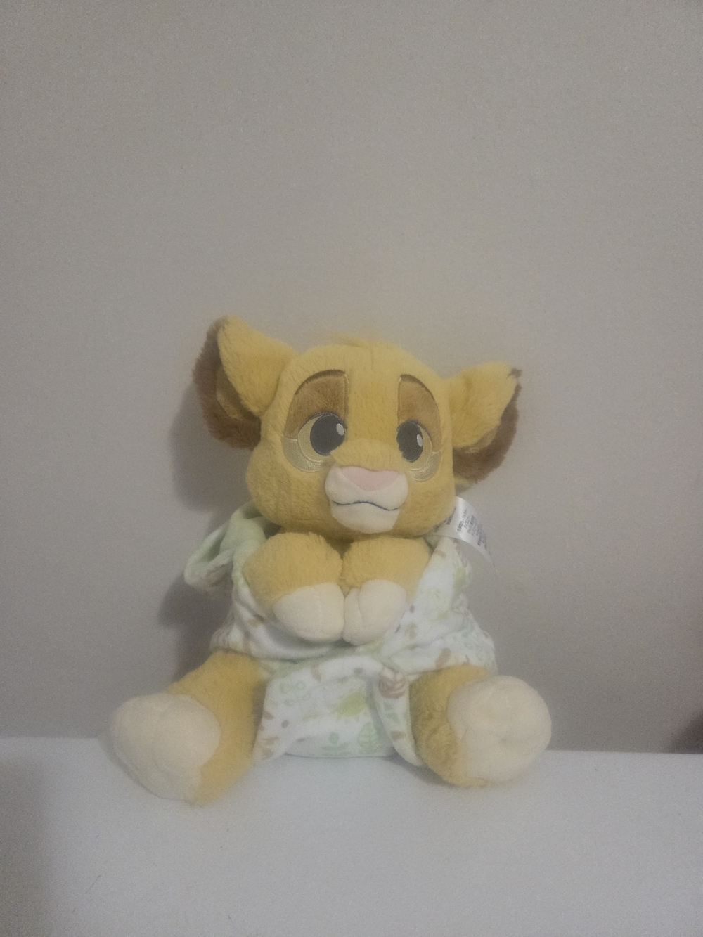 Disney Parks Babies Simba Lion King Baby Plush Blanket Pouch Wrap